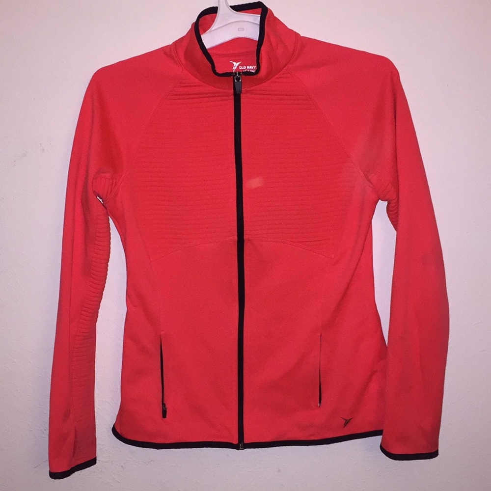 Neon pink workout jacket